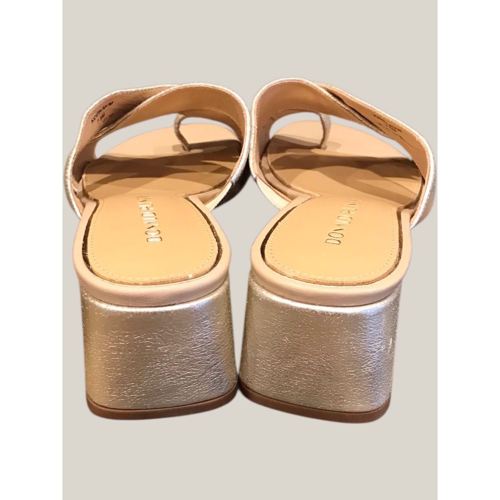 New Donald Pliner Women's Keena Plantino Casual Dress Heeled Sandal Sz 7.5 - Picture 5 of 8
